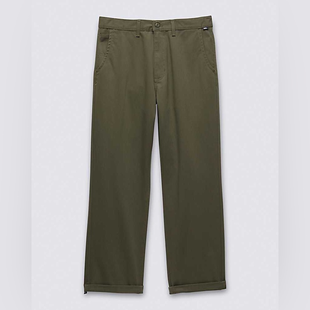 NWT Vans Authentic Chinos Loose Fit Size 28 Olive